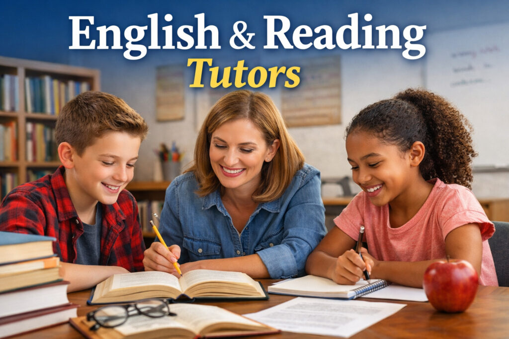 english and reading tutors
